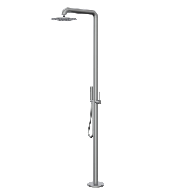 Freestanding Outdoor Shower with Detachable Shower Head