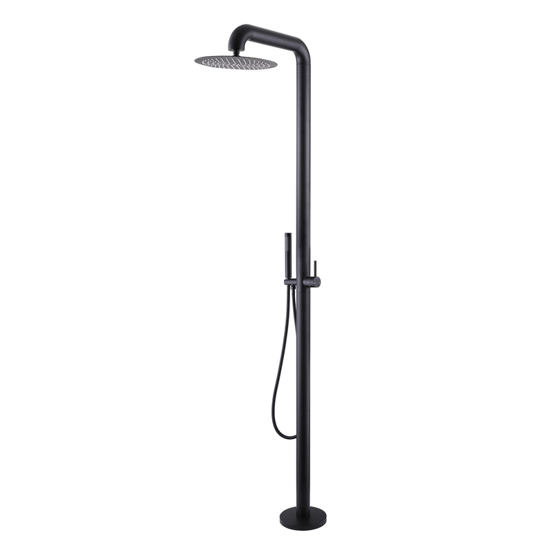 Freestanding Outdoor Shower with Detachable Shower Head