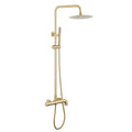 Exposed Complete Shower System with Handheld Rain Shower Head and Tub Spout